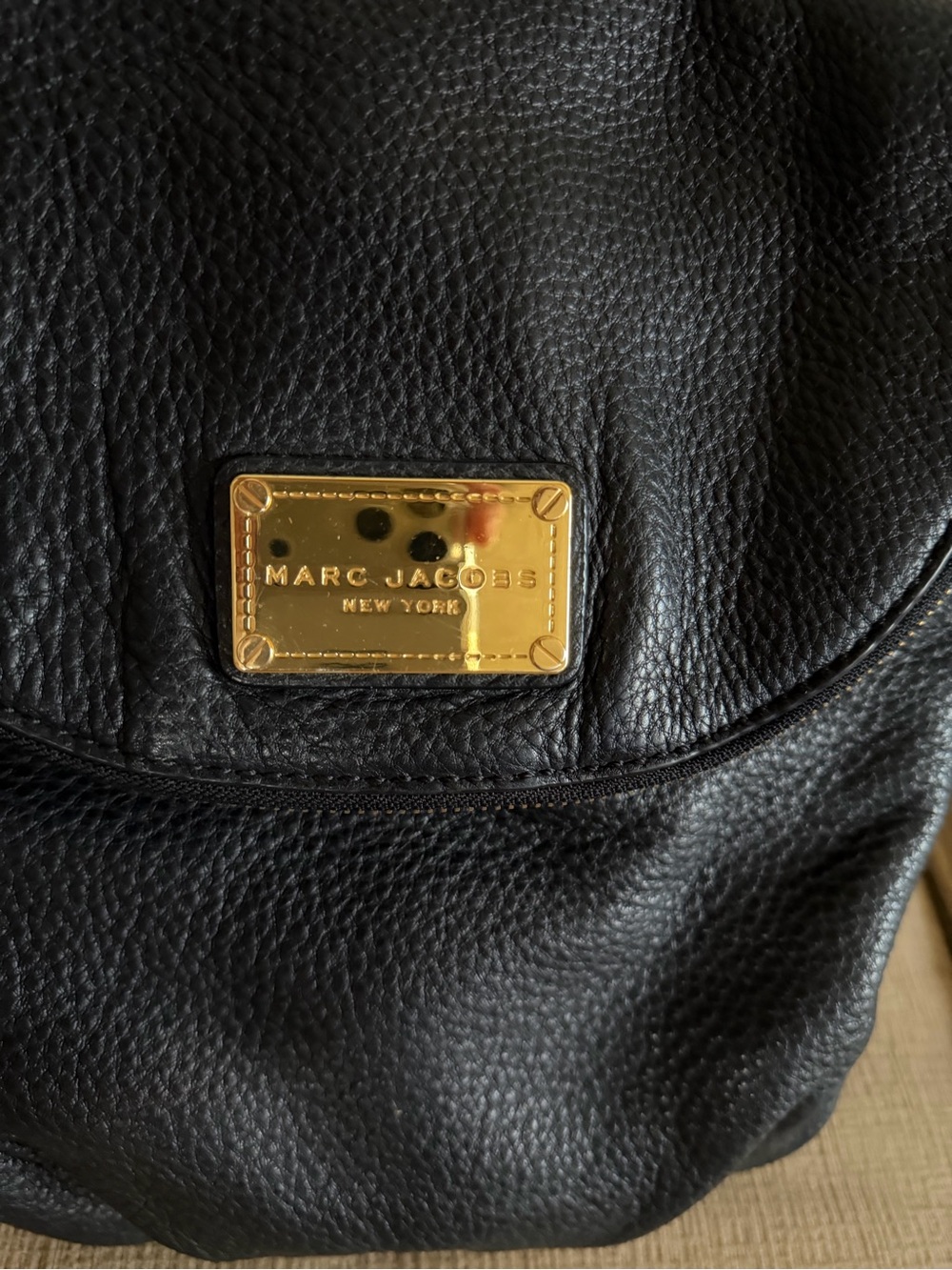Marc Jacobs Black Leather Mini Backpack - Picture 3 of 3
